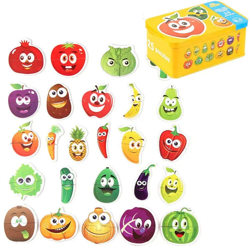 Montessori Wooden Puzzle Educational Toy-Livestock T178