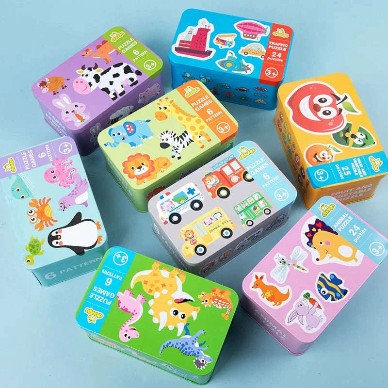 Montessori Wooden Puzzle Educational Toy-Livestock T178