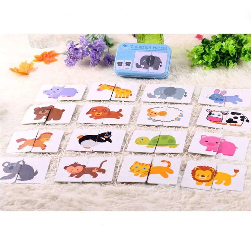 Montessori Wooden Puzzle Educational Toy-Livestock T178