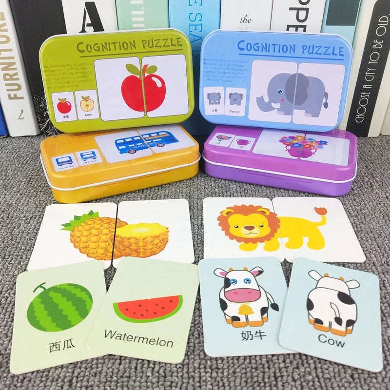 Montessori Wooden Puzzle Educational Toy-Livestock T178