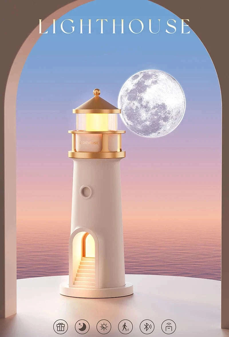 Moon Projection Night Light with Remote, Motion Sensor-Motion Sensor