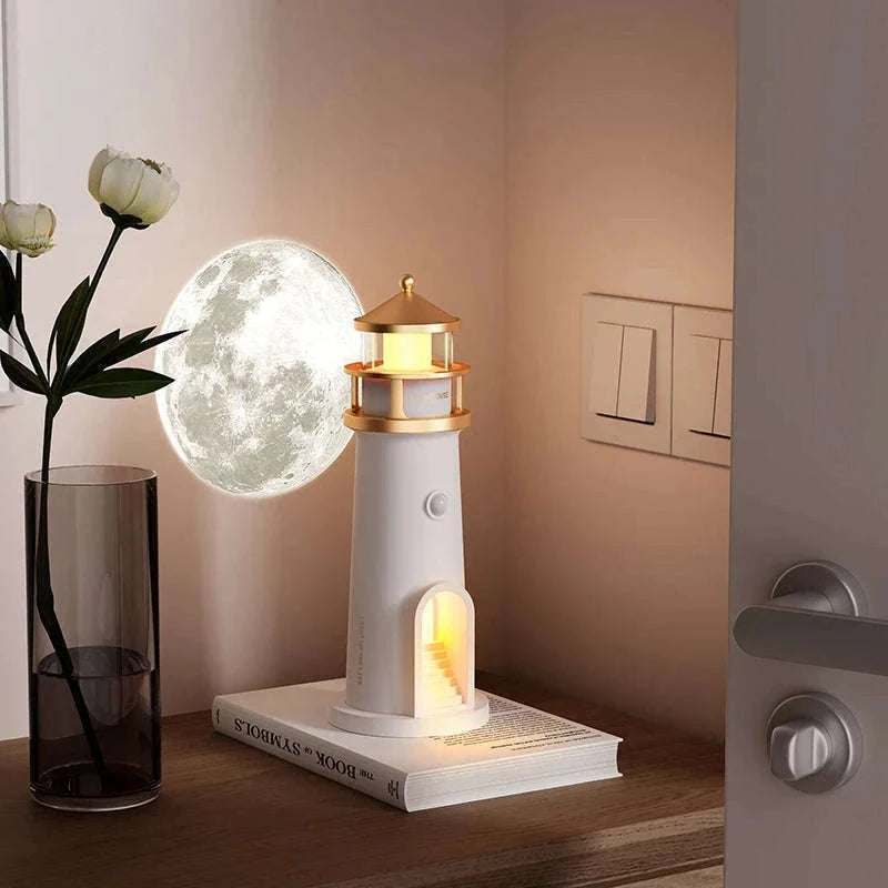 Moon Projection Night Light with Remote, Motion Sensor-Motion Sensor