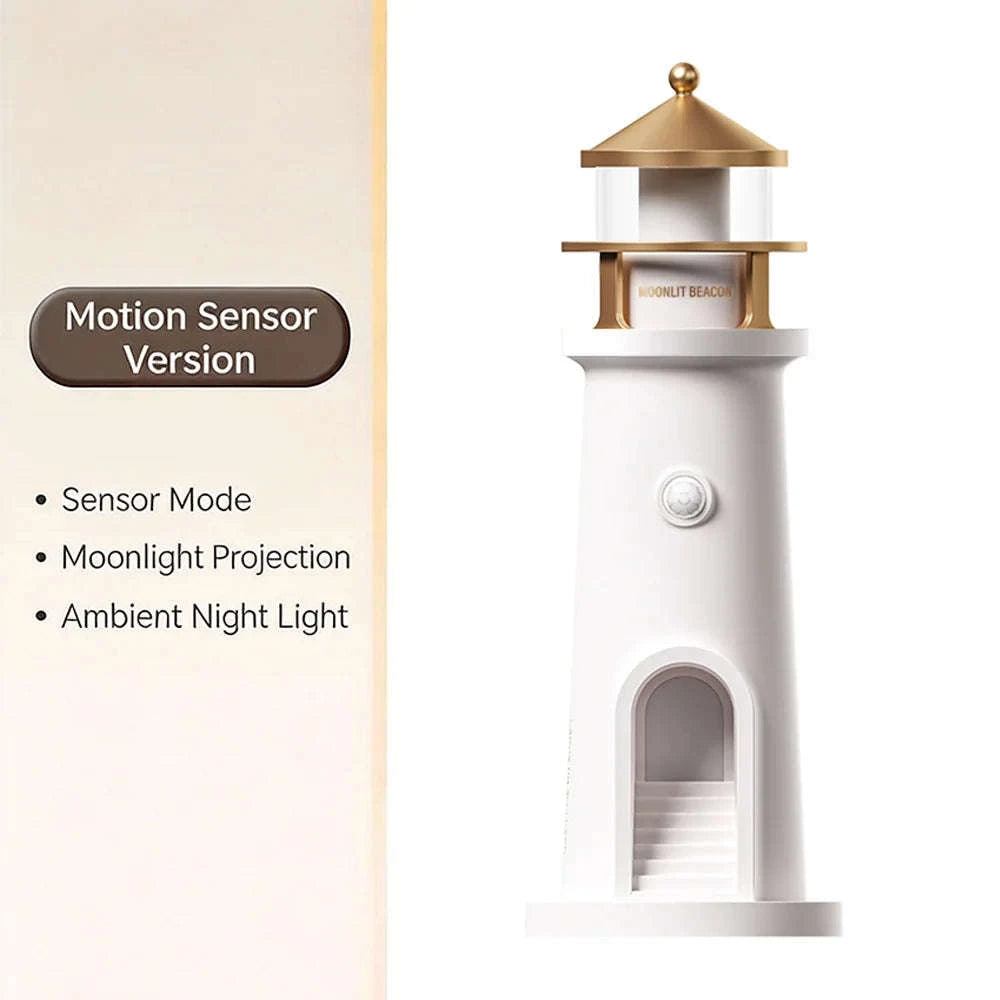 Moon Projection Night Light with Remote, Motion Sensor-Motion Sensor