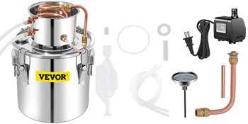 50L Alcohol Distiller Kit with Water Pump & Copper Coil