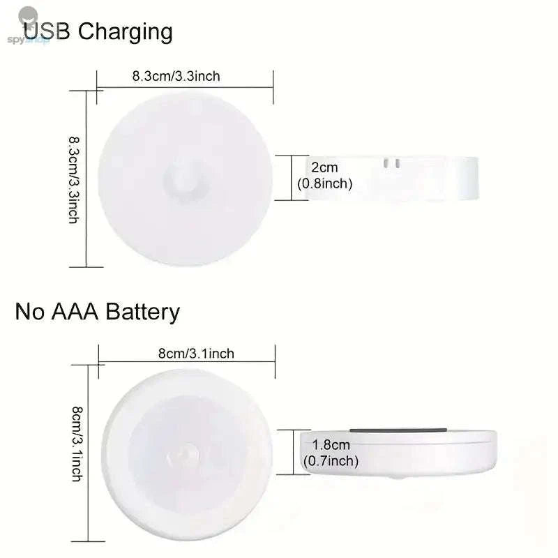 Motion Sensor Night Light – Wireless LED Lamp for Safe, Hands‑Free Illumination-Warm White