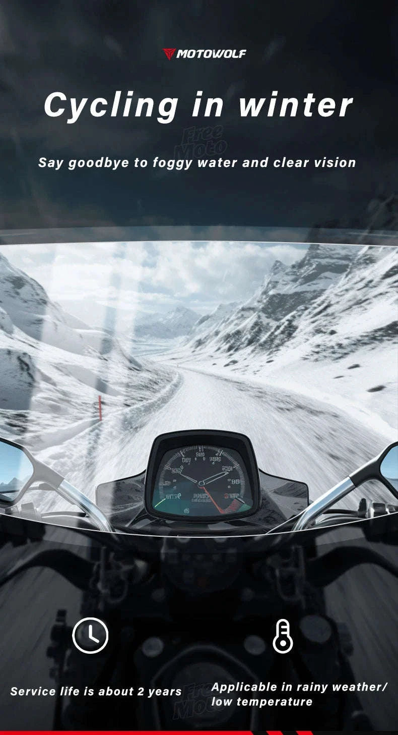 Motorcycle Anti Fog Film for Full Face Helmet Shield-MDL1912B