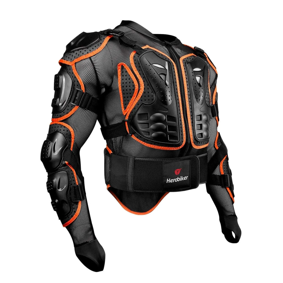 Motorcycle Armor Jacket with Shockproof Protection S-5XL-MP1004 Black / 4XL