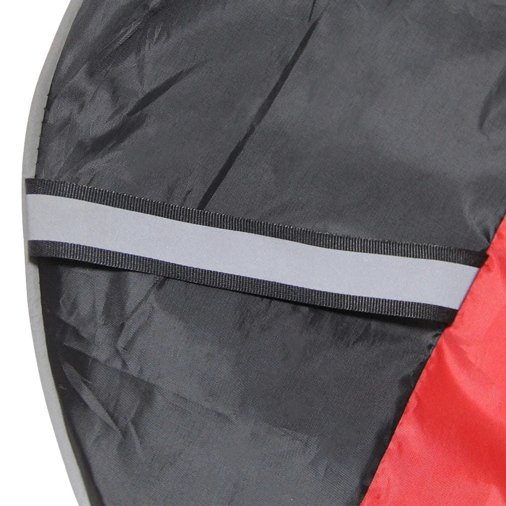 Motorcycle Cover Waterproof All‑Season Protection-L for 1801mm-2000mm / MCZ001 Red