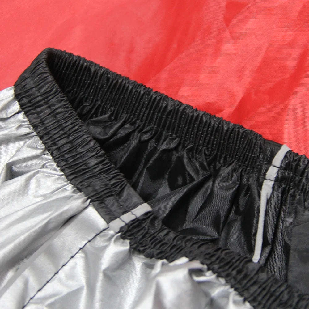 Motorcycle Cover Waterproof All‑Season Protection-L for 1801mm-2000mm / MCZ001 Red