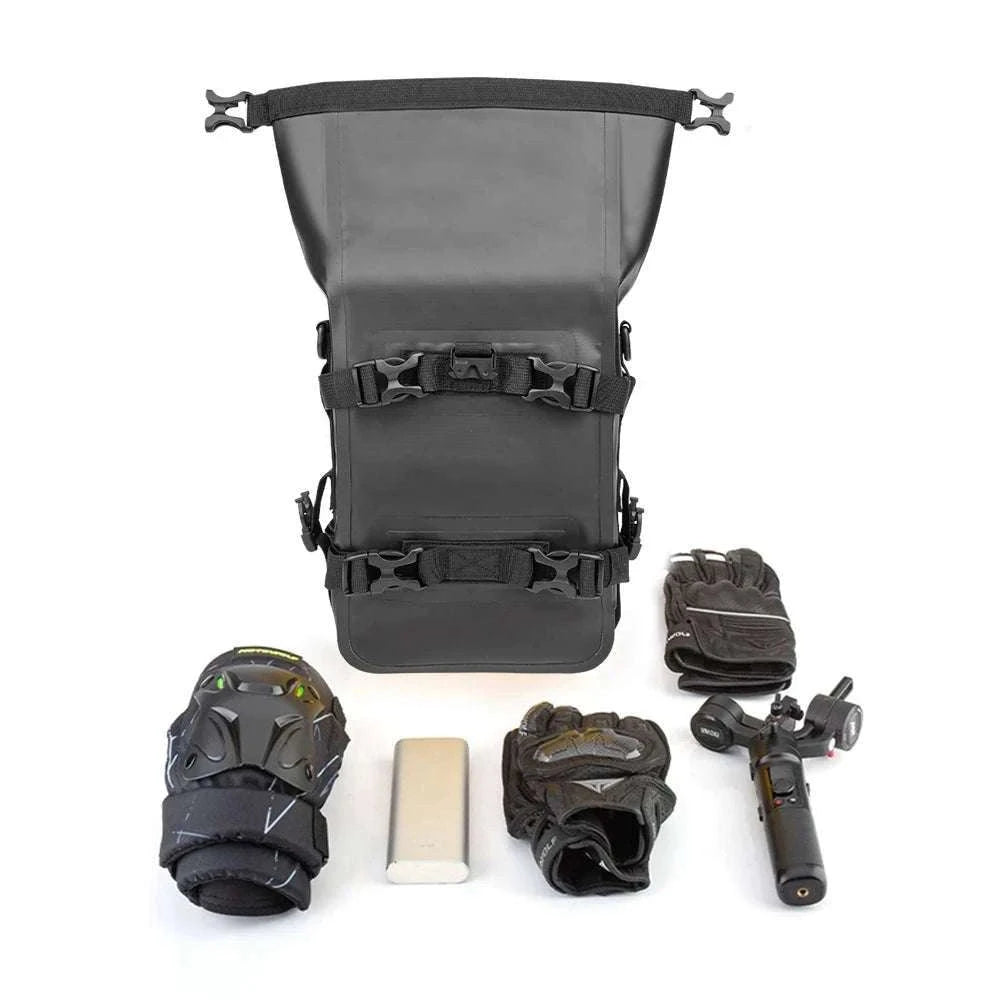 Motorcycle Crash Bar Waterproof Storage Bag for GS, ADV & More-2x no logo yellow