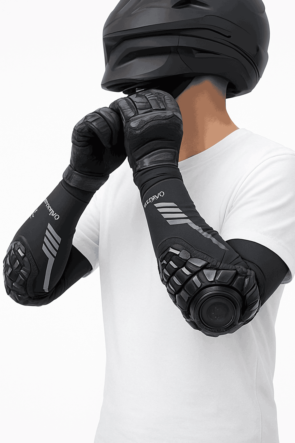 Motorcycle Elbow Pads with Hard Protection for Adult Riders-XT067 / XL