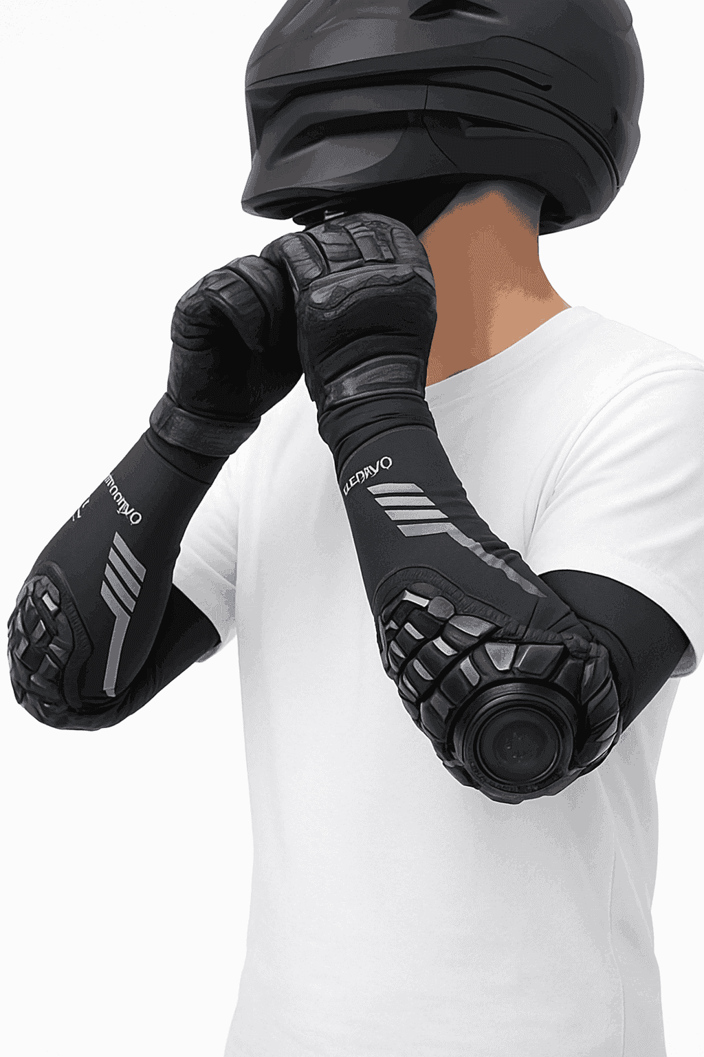 Motorcycle Elbow Pads with Hard Protection for Adult Riders-XT067 / XL