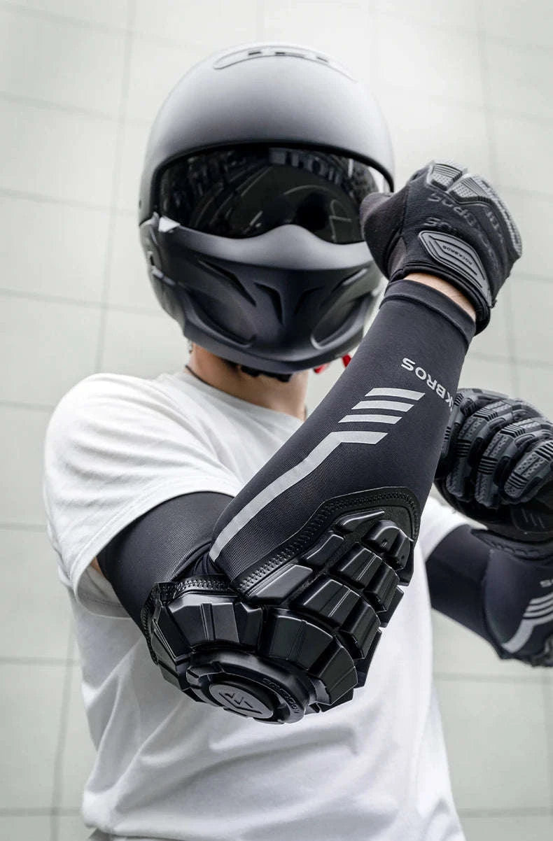 Motorcycle Elbow Pads with Hard Protection for Adult Riders-XT067 / XL