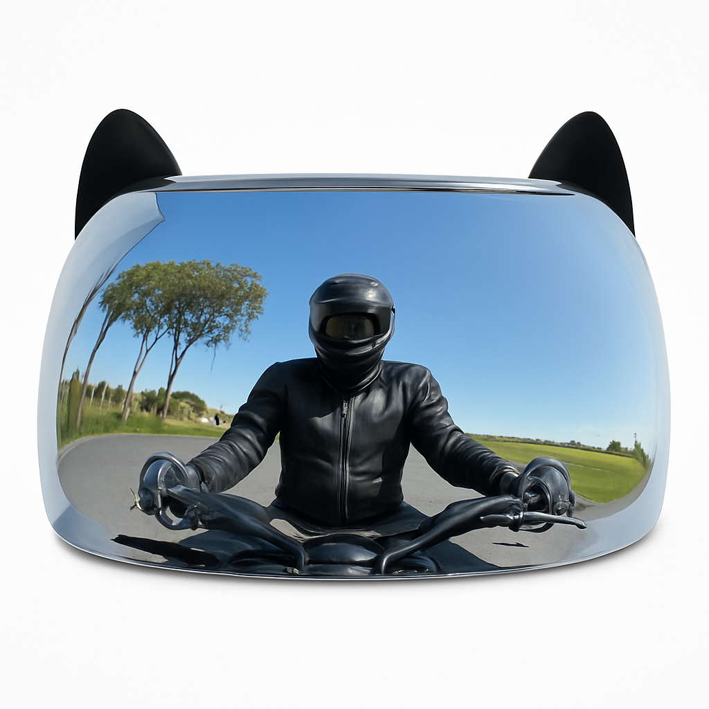 180° Motorrad-Rückspiegel mit Totwinkel für bessere Straßenübersicht