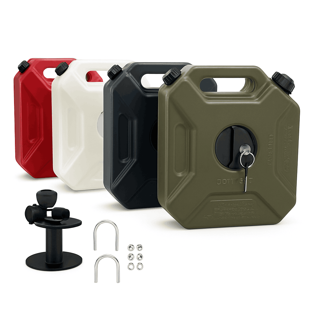 Motorcycle Fuel Tank Jerry Can with Locking Cap and Venting-5L-YELLOW Style-2 / CHINA