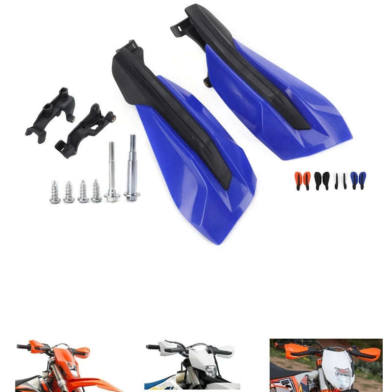 Motorcycle Handguards Protection Kit for KTM Models-Red logo