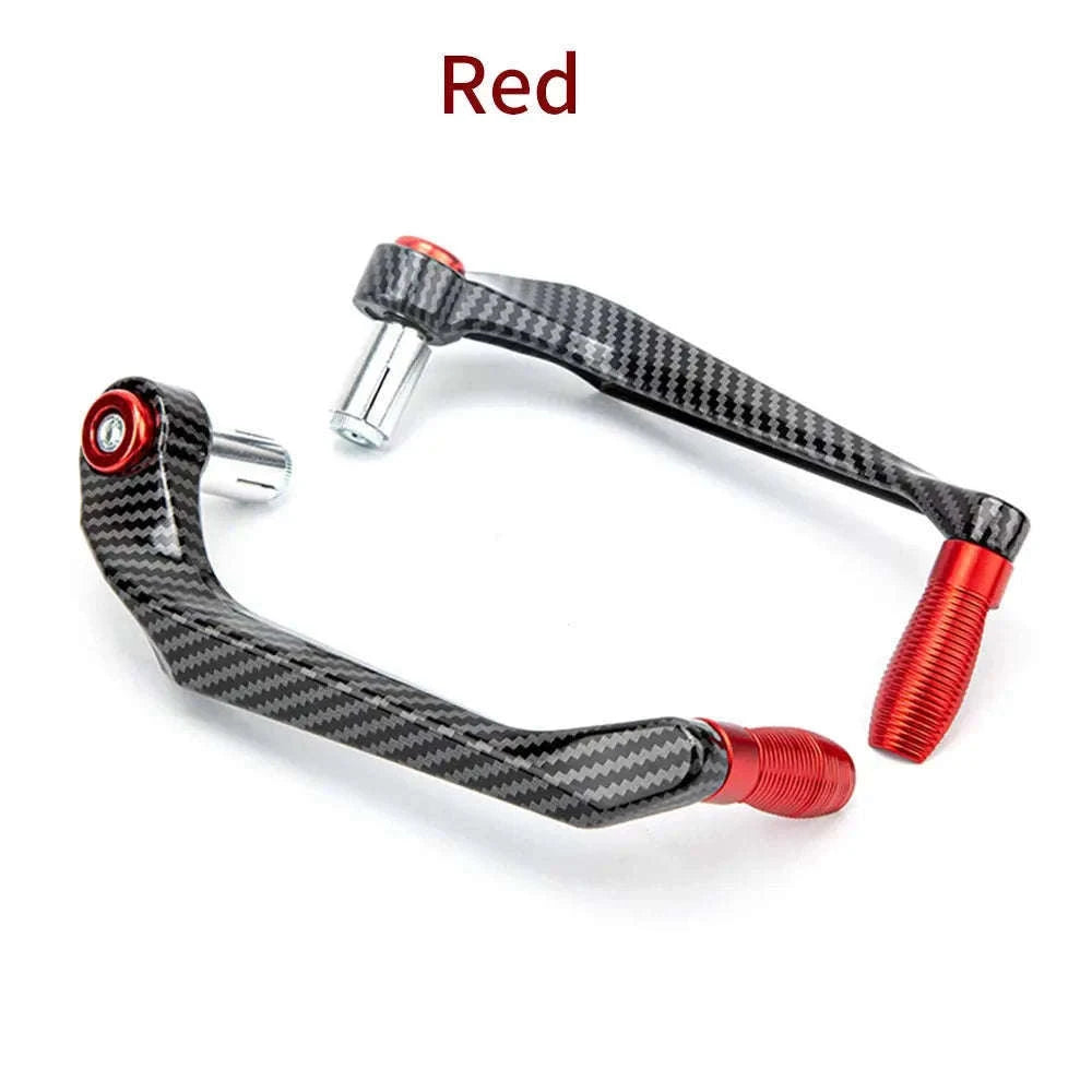 Motorcycle Handlebar Hand Guard Aluminum Lever Protector 22mm-Red-MTHS01