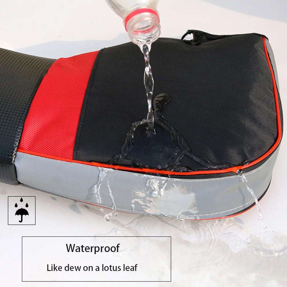 Motorcycle Handlebar Muffs for Warm Dry Winter Riding-Silver