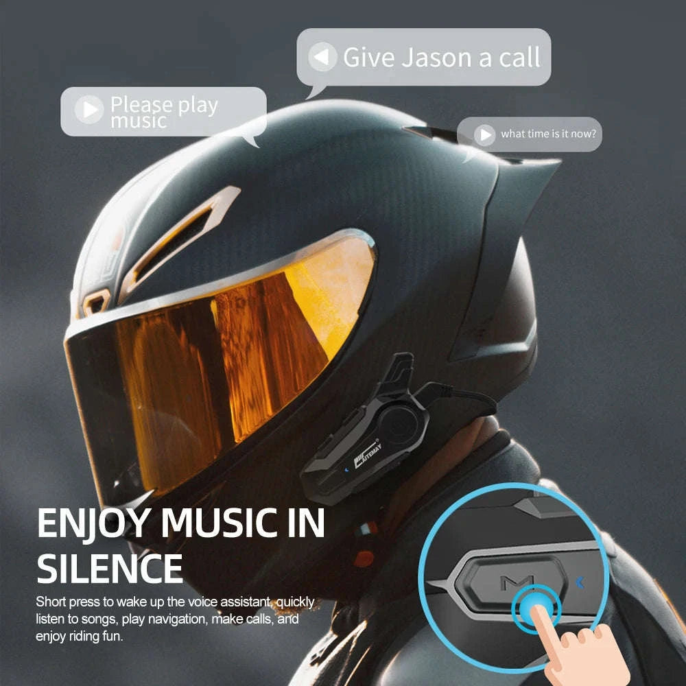 Motorcycle Helmet Bluetooth Intercom Headset X1 PLUS-1PC Soft Helmet