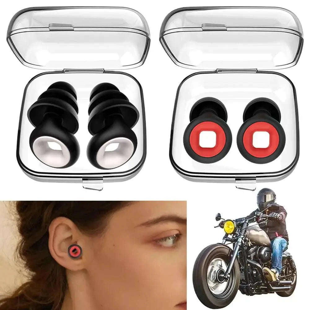 Motorcycle Noise Reduction Earplugs for Riding and Sleep Comfort-B / CN