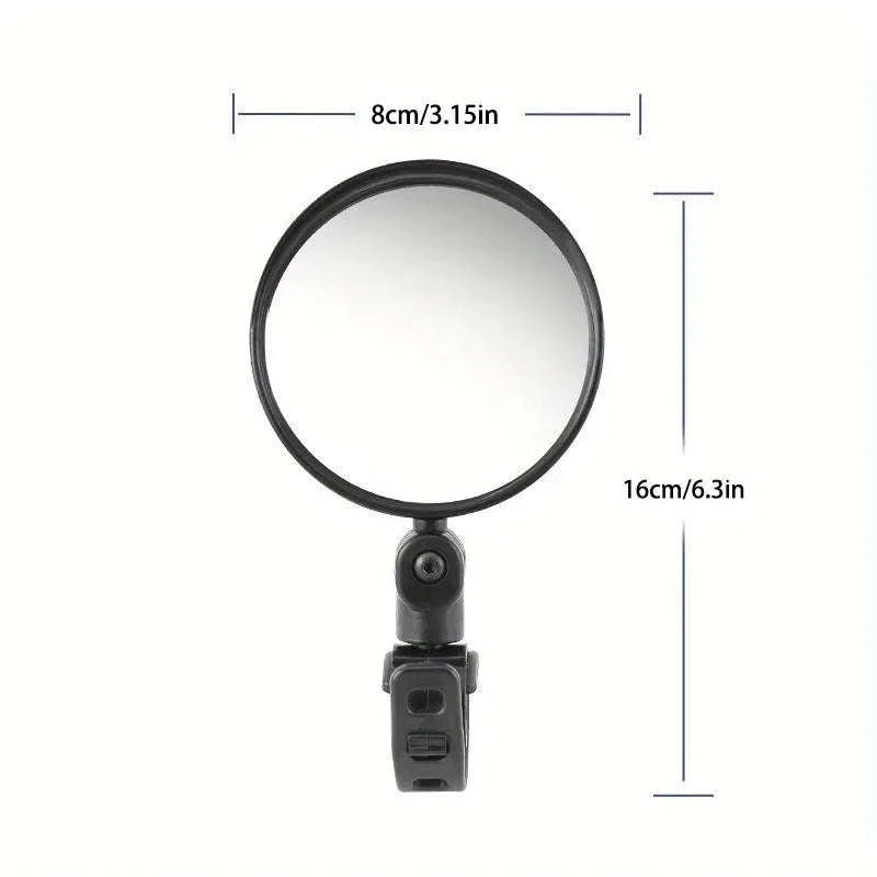 Motorcycle Rearview Mirror for Safer, Wider Visibility-1pc