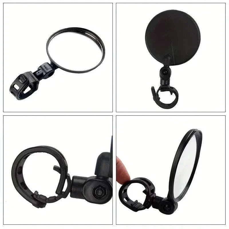 Motorcycle Rearview Mirror for Safer, Wider Visibility-1pc