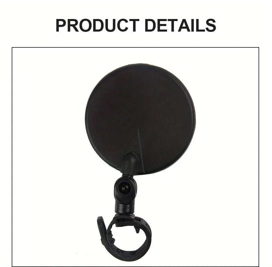 Motorcycle Rearview Mirror for Safer, Wider Visibility-1pc