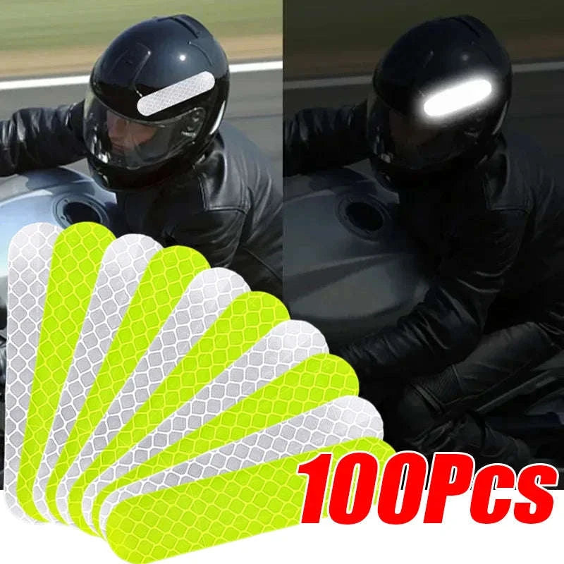 Motorcycle Reflective Helmet Stickers-20Pcs mixed / CHINA