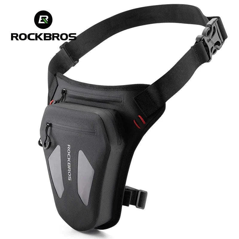 Motorcycle Reflective Leg Bag Adjustable Waist & Crossbody Pack-AS-081-1