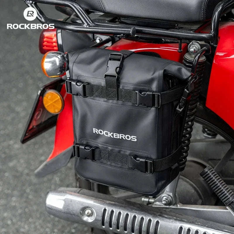 Motorcycle Saddle Bag 5L Waterproof Crash Bar Storage Pack-AS-095-1(5-7L)