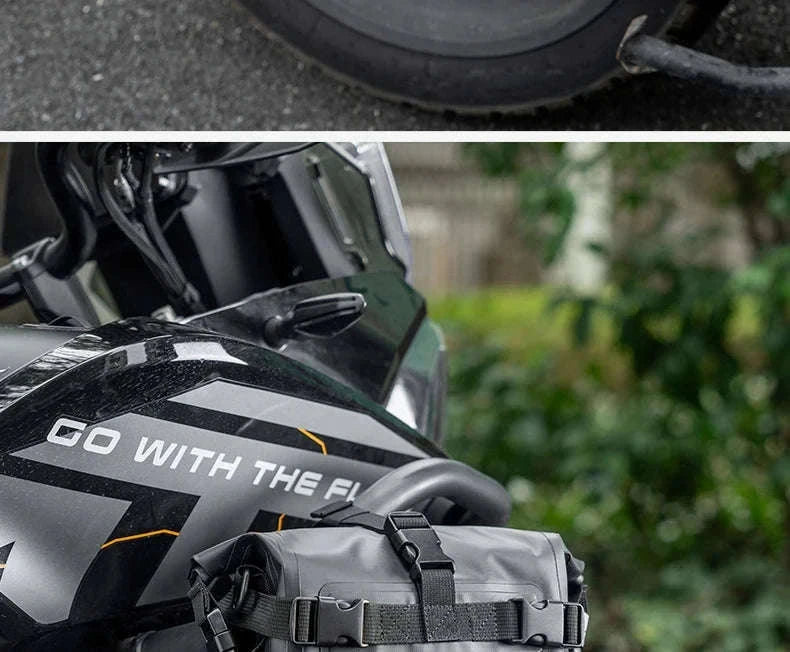 Motorcycle Saddle Bag 5L Waterproof Crash Bar Storage Pack-AS-095-1(5-7L)