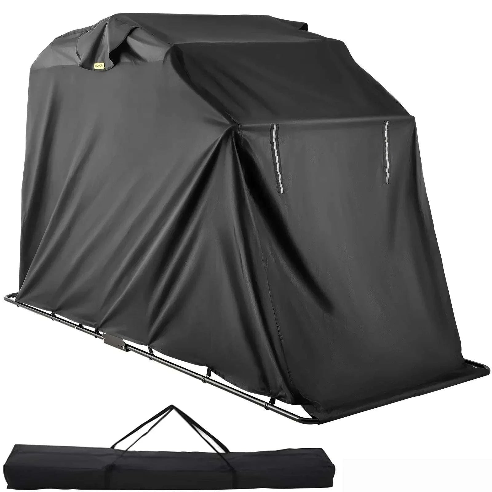 Motorcycle Shelter Tent Waterproof Garage with Steel Frame 106"-United States