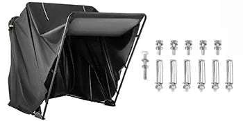Motorcycle Shelter Tent Waterproof Garage with Steel Frame 106"-United States