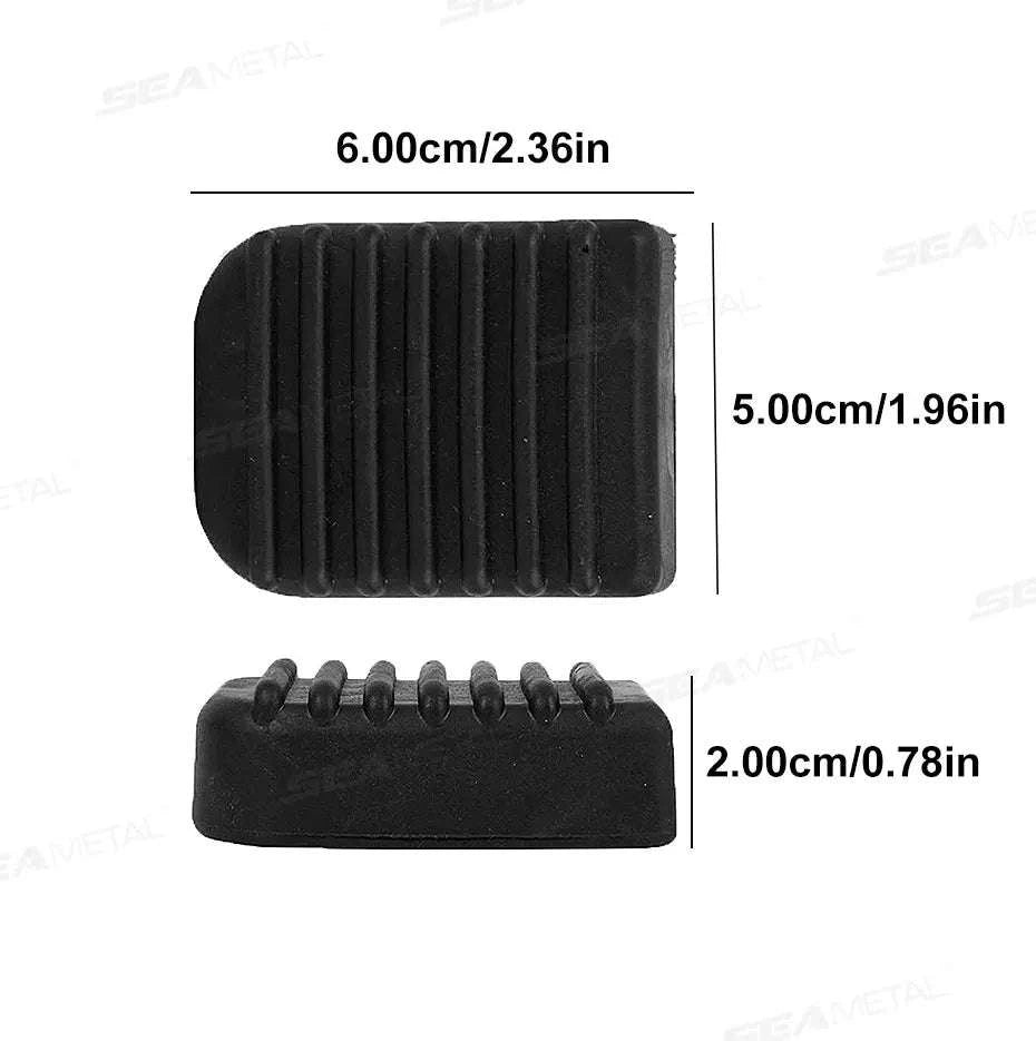 Motorcycle Stand Pad Kickstand Support Pad-BLACK 1PC