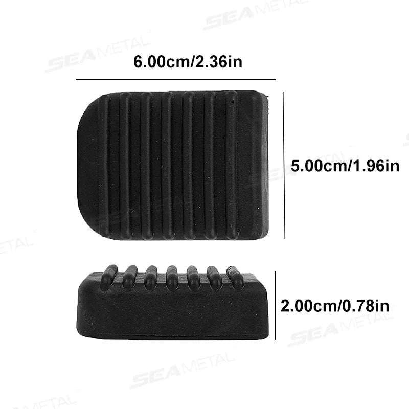 Motorcycle Stand Pad Kickstand Support Pad-BLACK 1PC