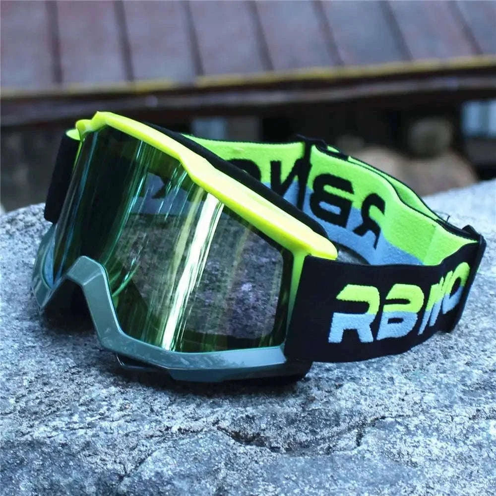 Motorcycle Sunglasses Retro Motocross Night Vision Goggles-6