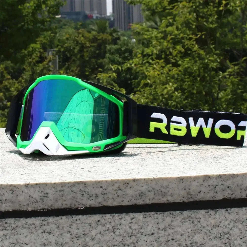 Motorcycle Sunglasses Retro Motocross Night Vision Goggles-6