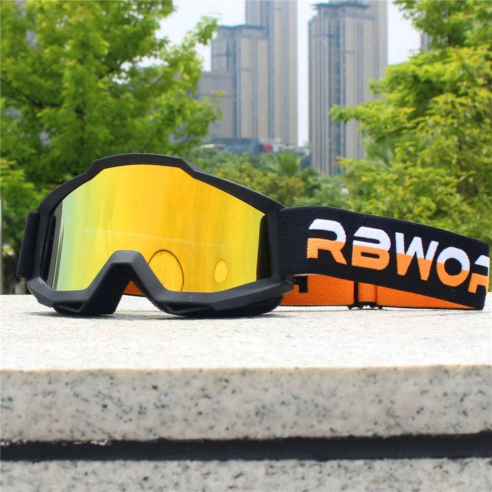 Motorcycle Sunglasses Retro Motocross Night Vision Goggles-6