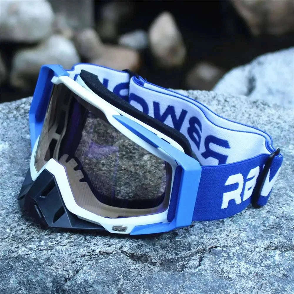 Motorcycle Sunglasses Retro Motocross Night Vision Goggles-6