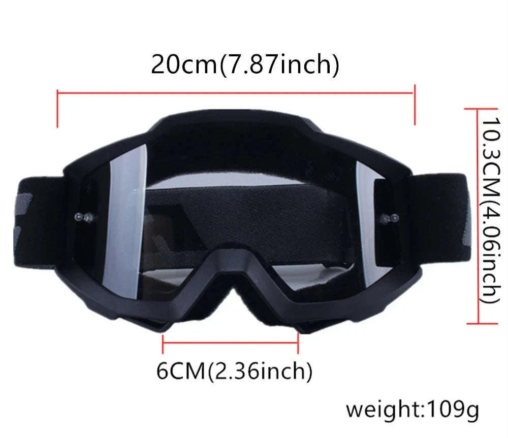 Motorcycle Sunglasses Retro Motocross Night Vision Goggles-6