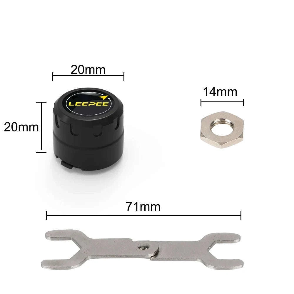 Motorcycle TPMS Bluetooth Tire Pressure Monitoring System-Portable
