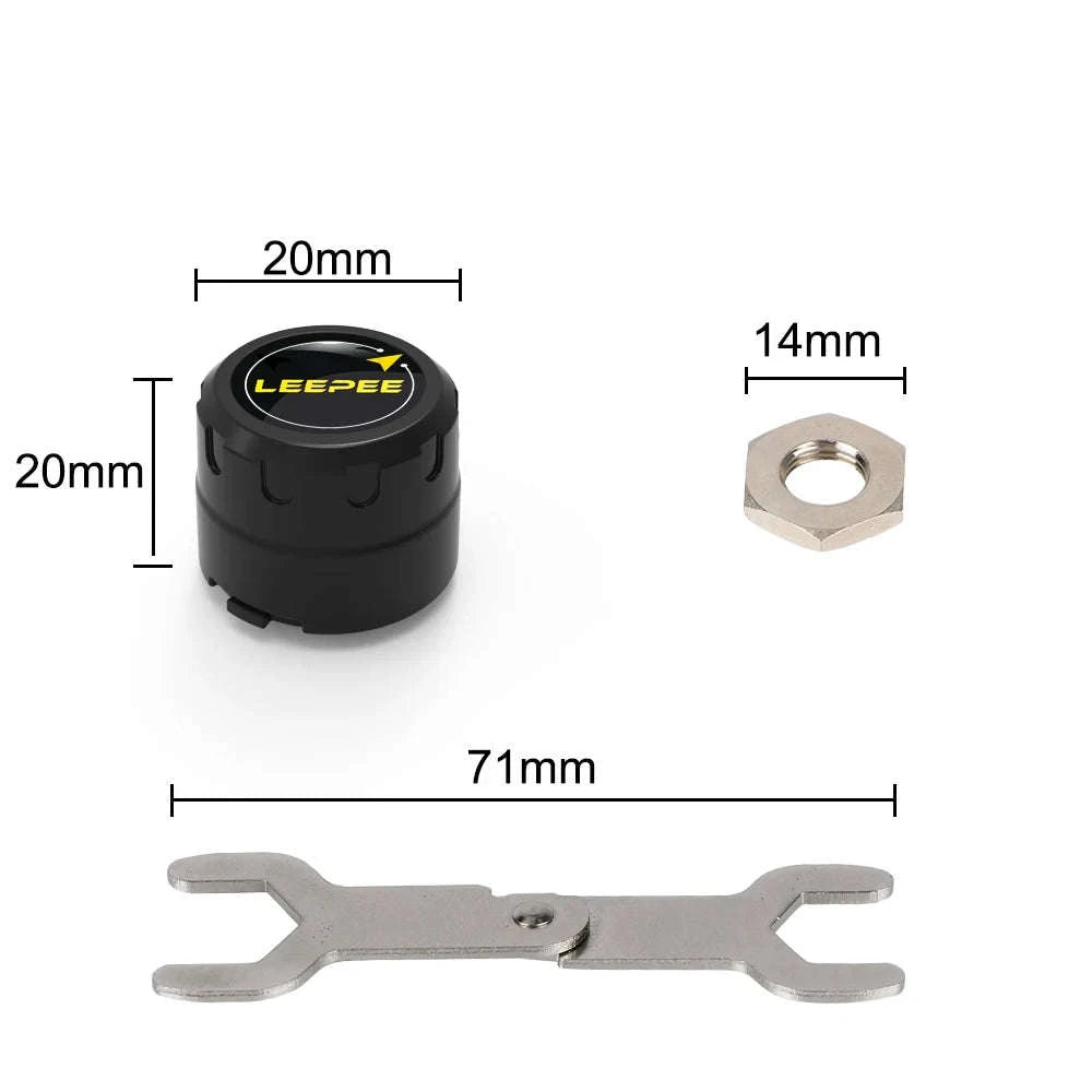 Motorcycle TPMS Bluetooth Tire Pressure Monitoring System-Portable