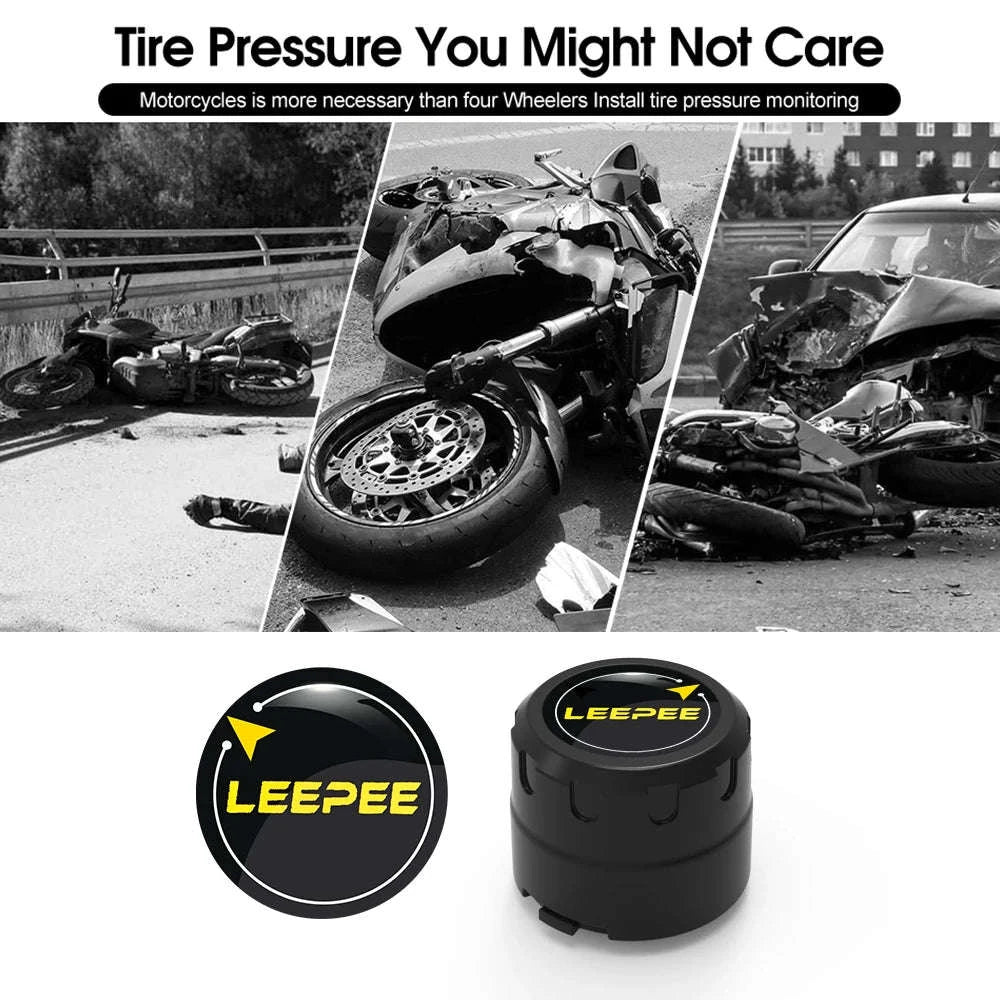 Motorcycle TPMS Bluetooth Tire Pressure Monitoring System-Portable
