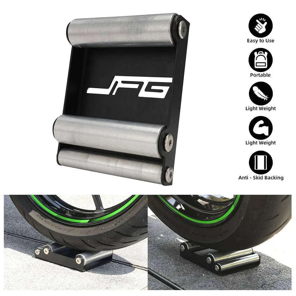 Motorcycle Universal Tire Cleaning Stand for Fast Wheel Care-Set