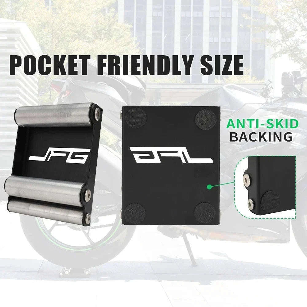 Motorcycle Universal Tire Cleaning Stand for Fast Wheel Care-Set