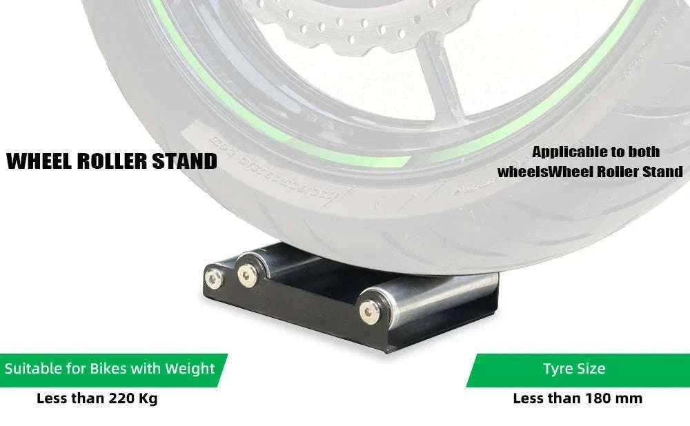 Motorcycle Universal Tire Cleaning Stand for Fast Wheel Care-Set