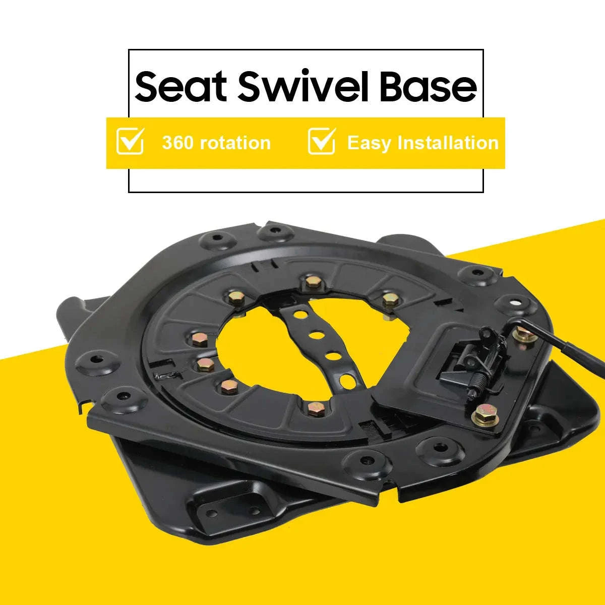Motorhome Seat Swivel Turntable-black / Germany