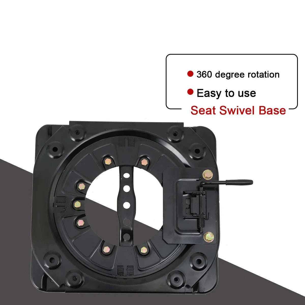 Motorhome Seat Swivel Turntable-black / Germany