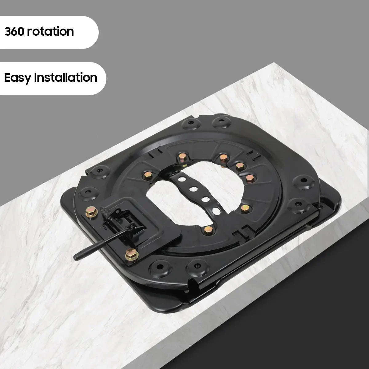 Motorhome Seat Swivel Turntable-black / Germany