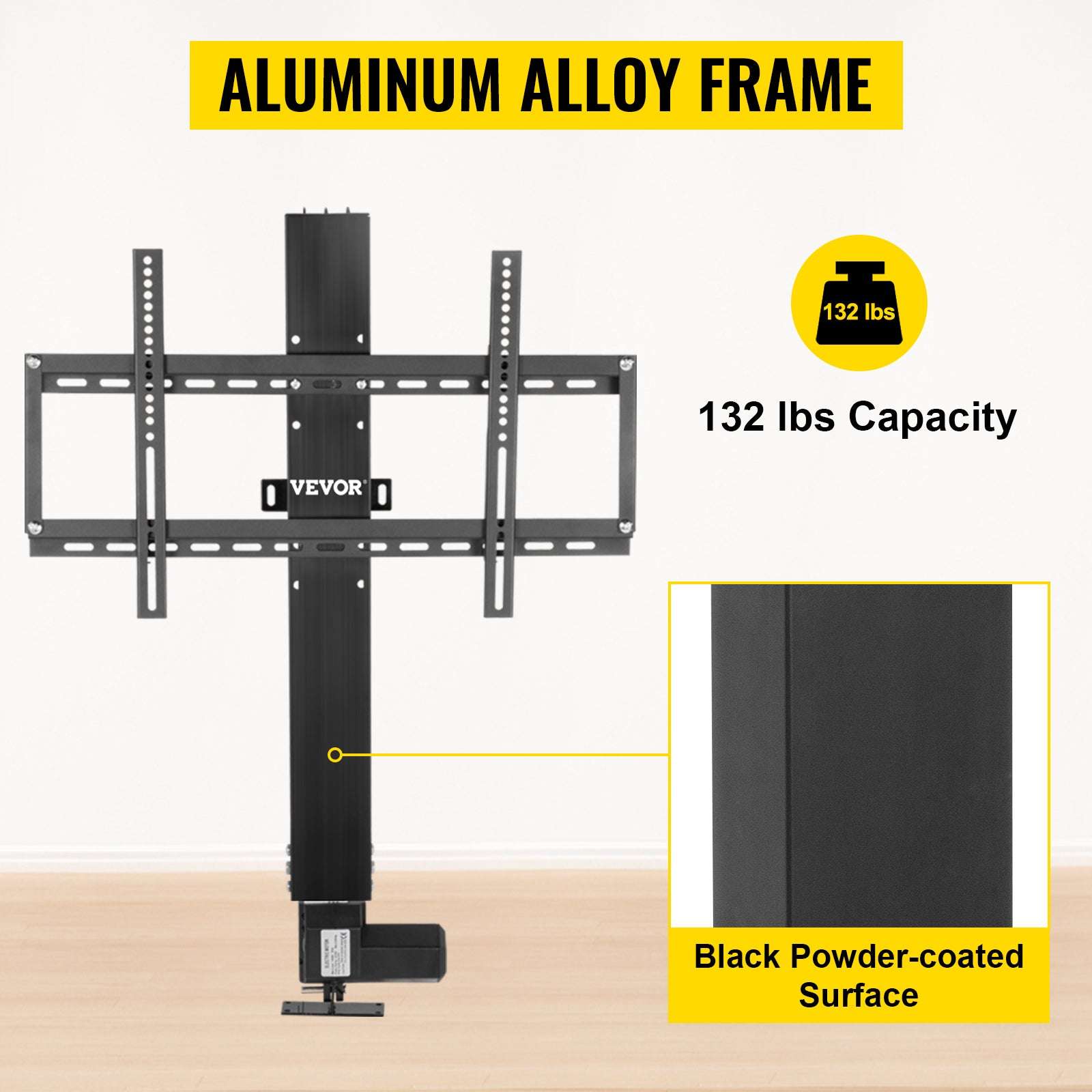 Motorized TV Lift Stand with Remote, Adjustable Height 42.3"–73.8"-20in 500mm Stroke / other / spain